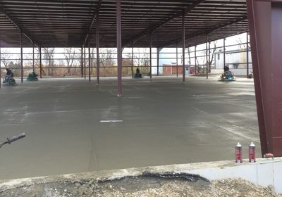 Commercial Concrete Slab Pour